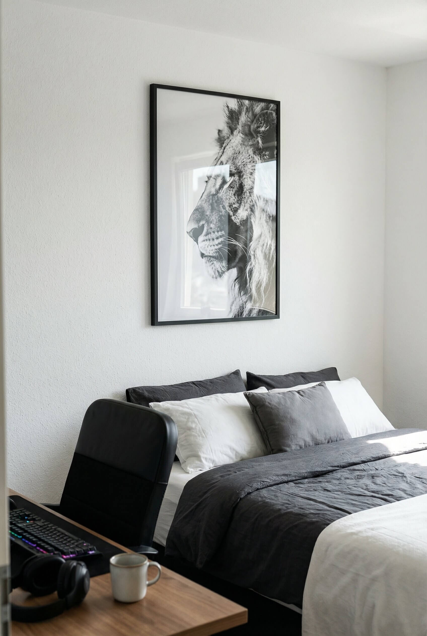 Silent Strength – Lion Portrait