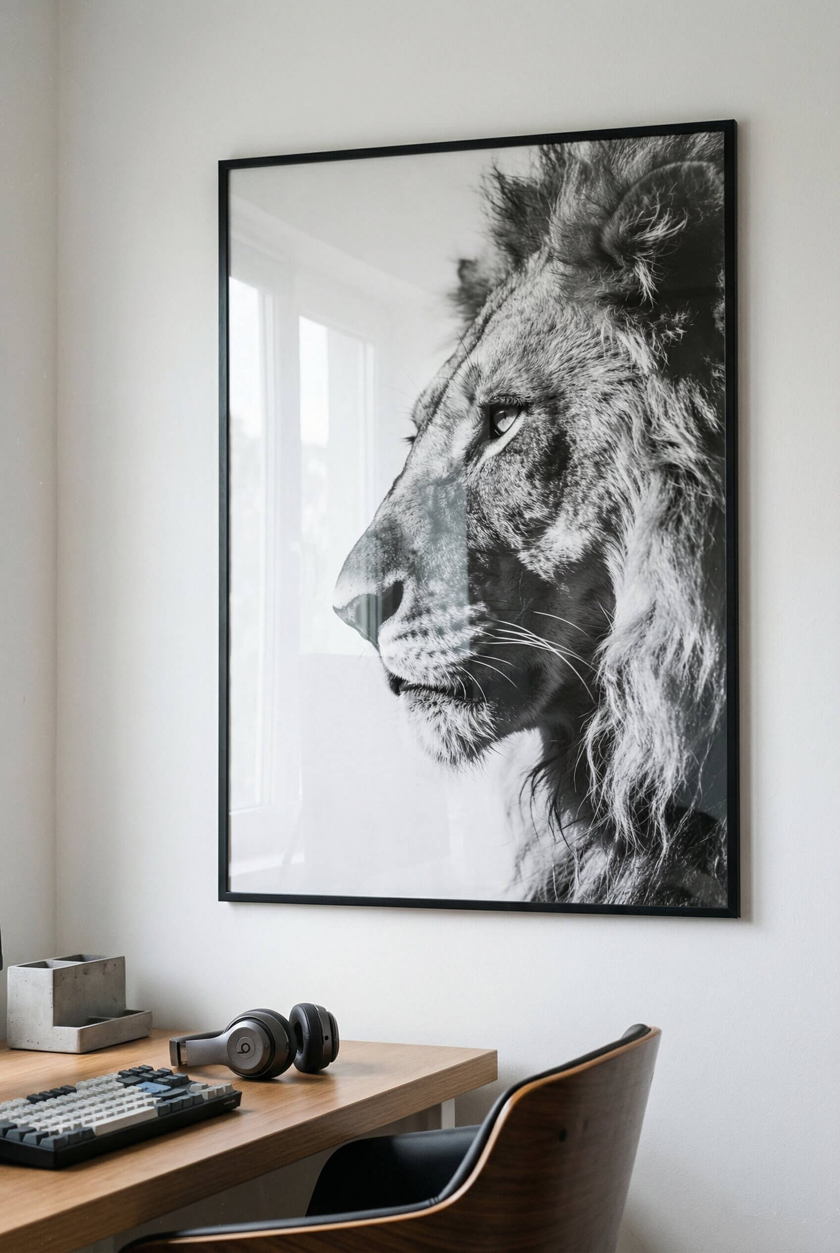 Silent Strength – Lion Portrait