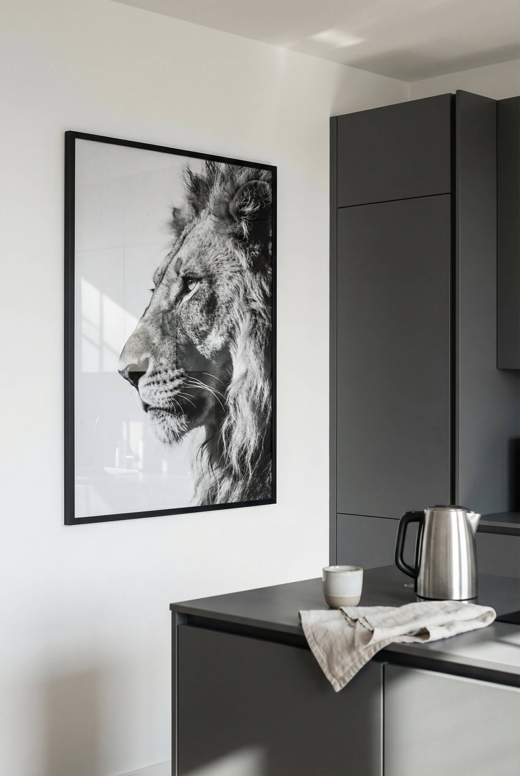 Silent Strength – Lion Portrait