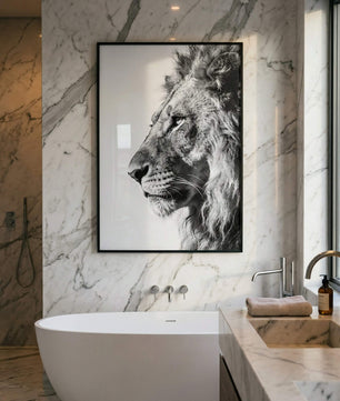 Silent Strength – Lion Portrait