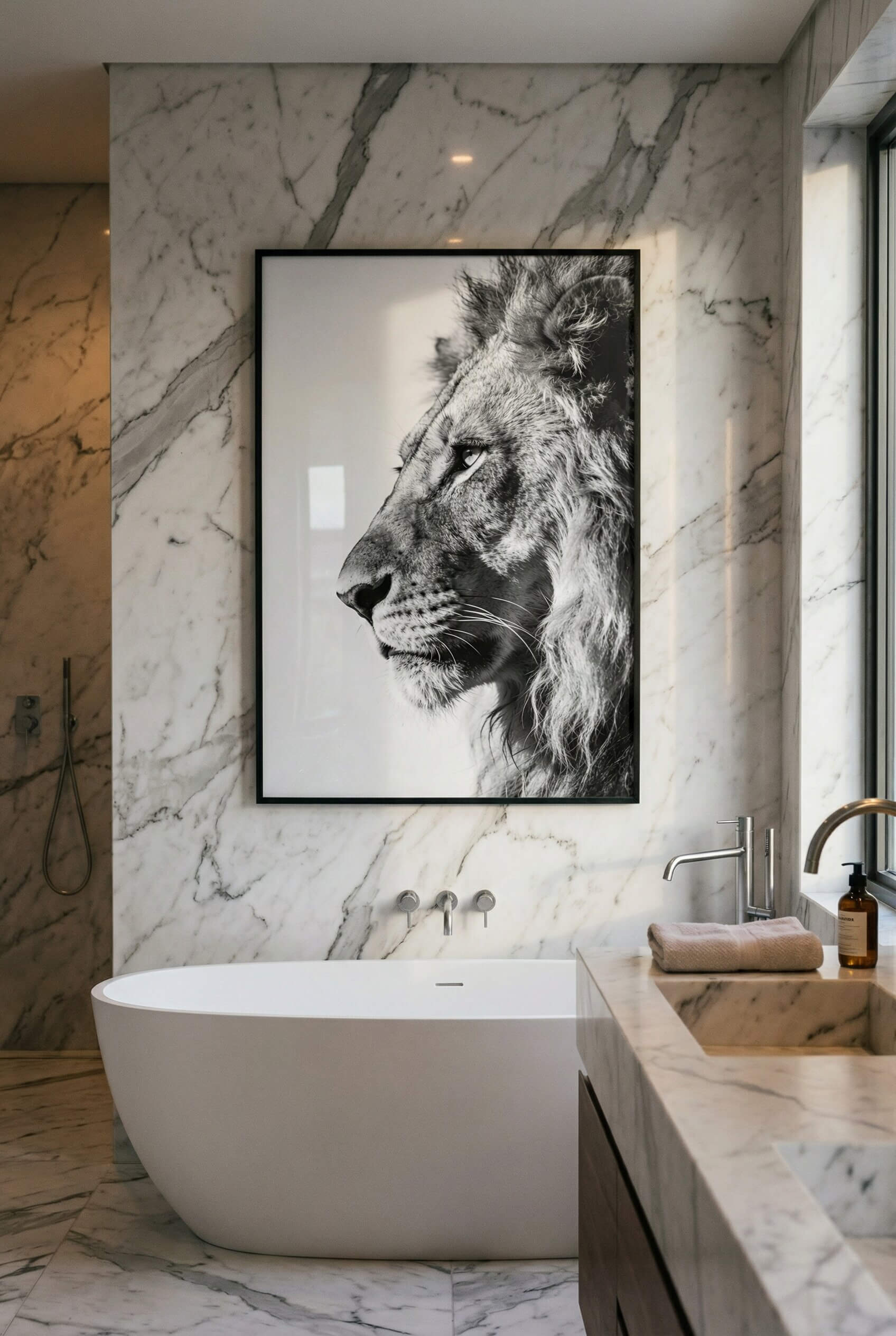 Silent Strength – Lion Portrait