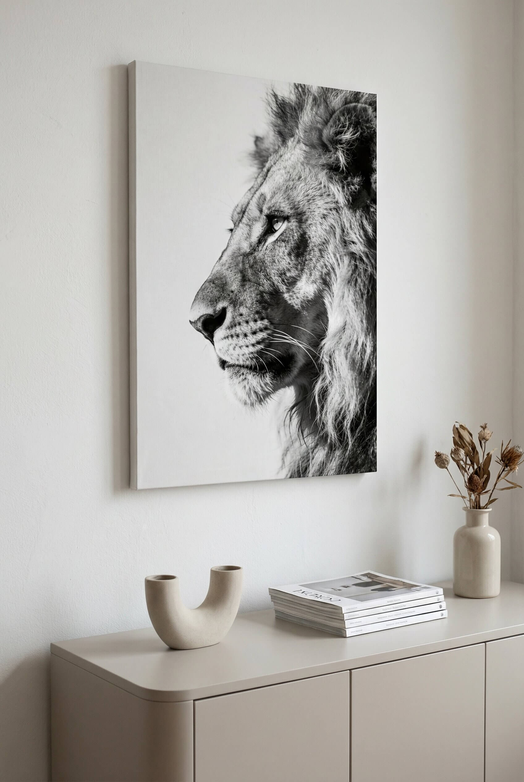 Silent Strength – Lion Portrait