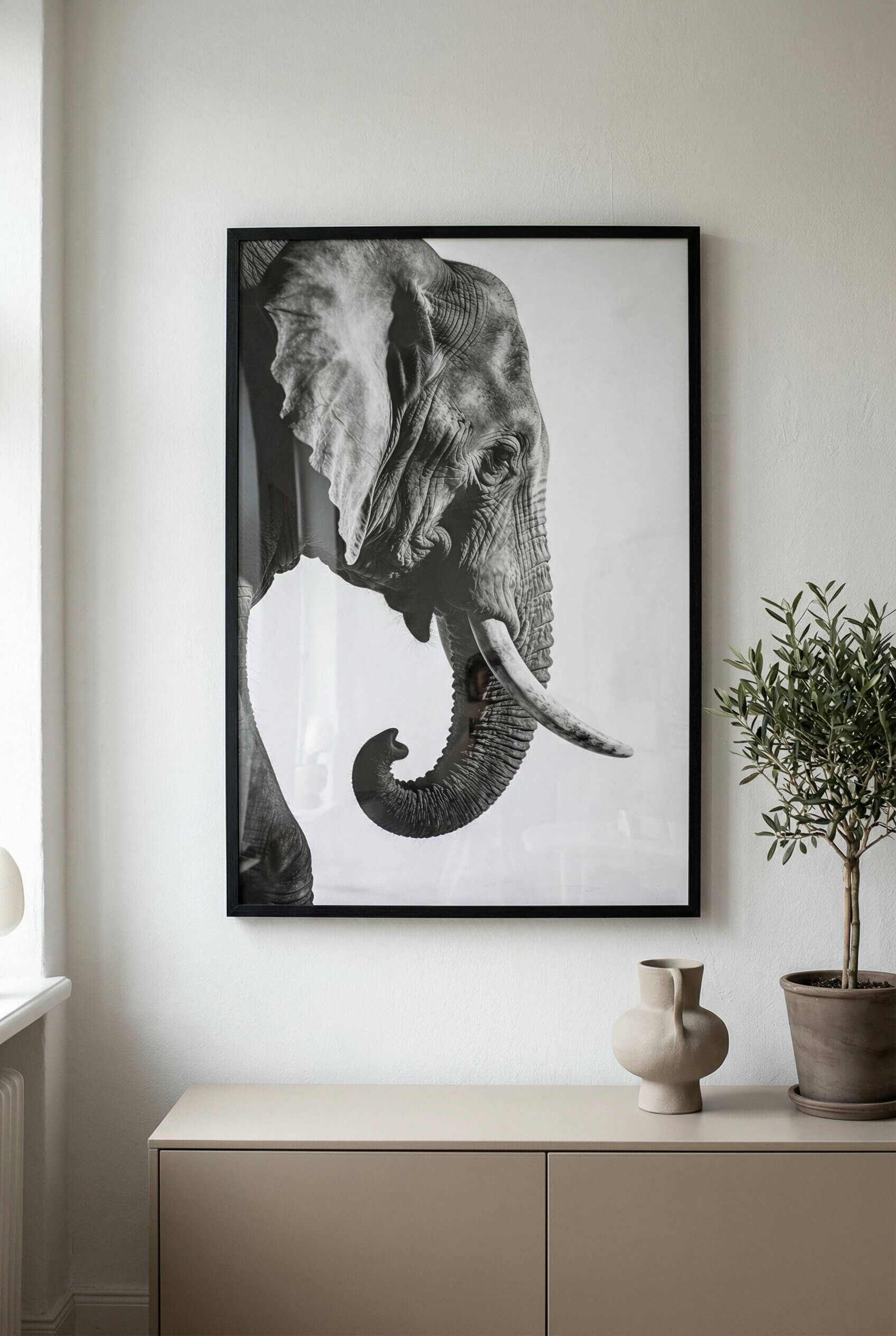 Gentle Power – Elephant Portrait