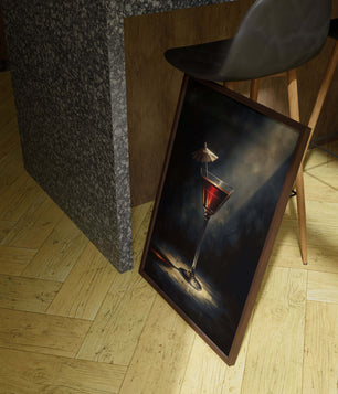 Projecteur sur le verre à cocktails