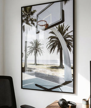 Basketball Poster Strand – Summer Court Vibes