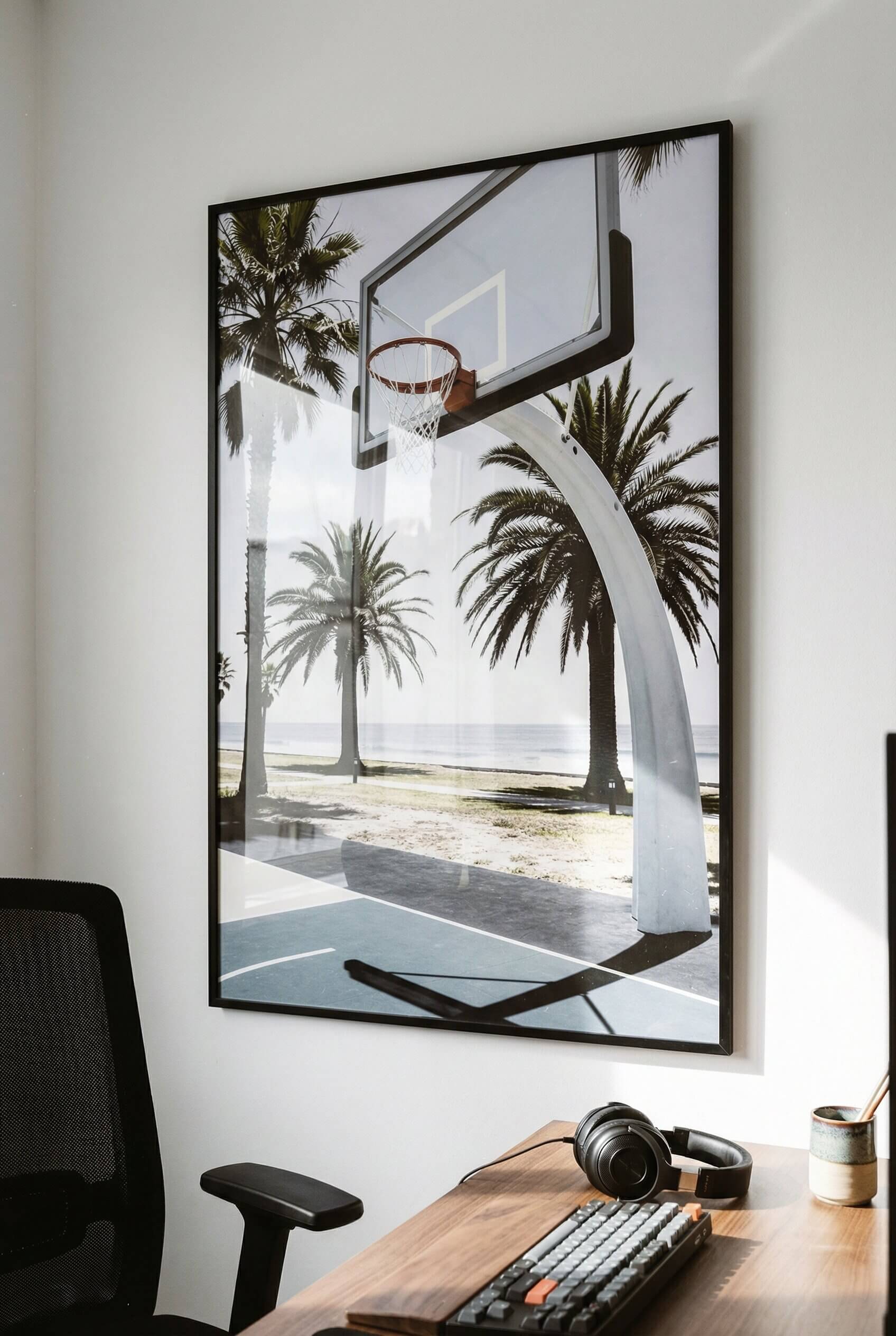 Basketball Poster Strand – Summer Court Vibes