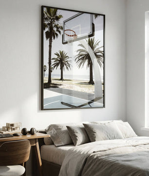 Basketball Poster Strand – Summer Court Vibes