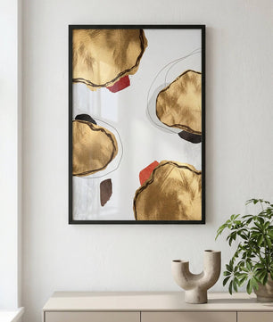 Golden Balance – Abstract Form