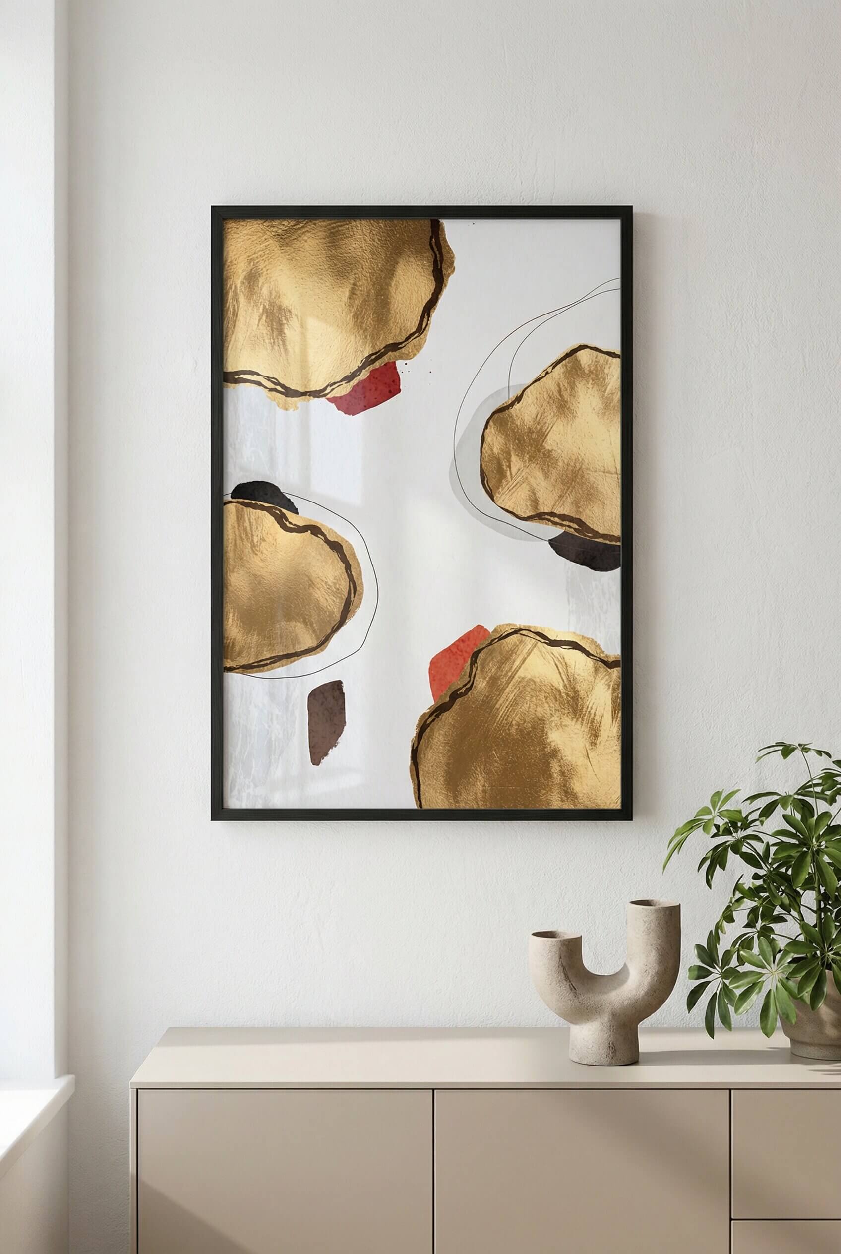 Golden Balance – Abstract Form