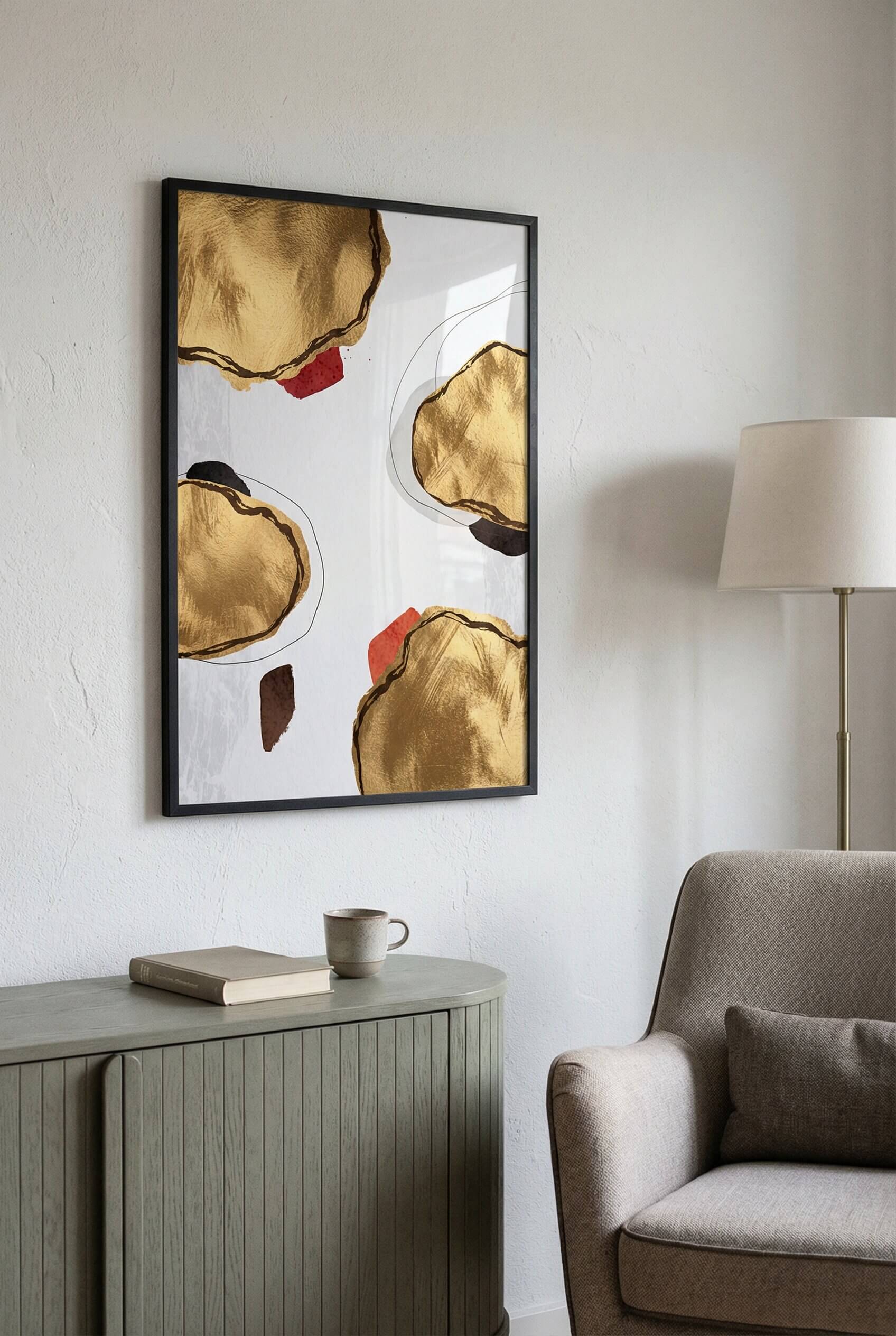 Golden Balance – Abstract Form