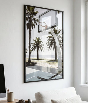 Basketball Poster Strand – Summer Court Vibes