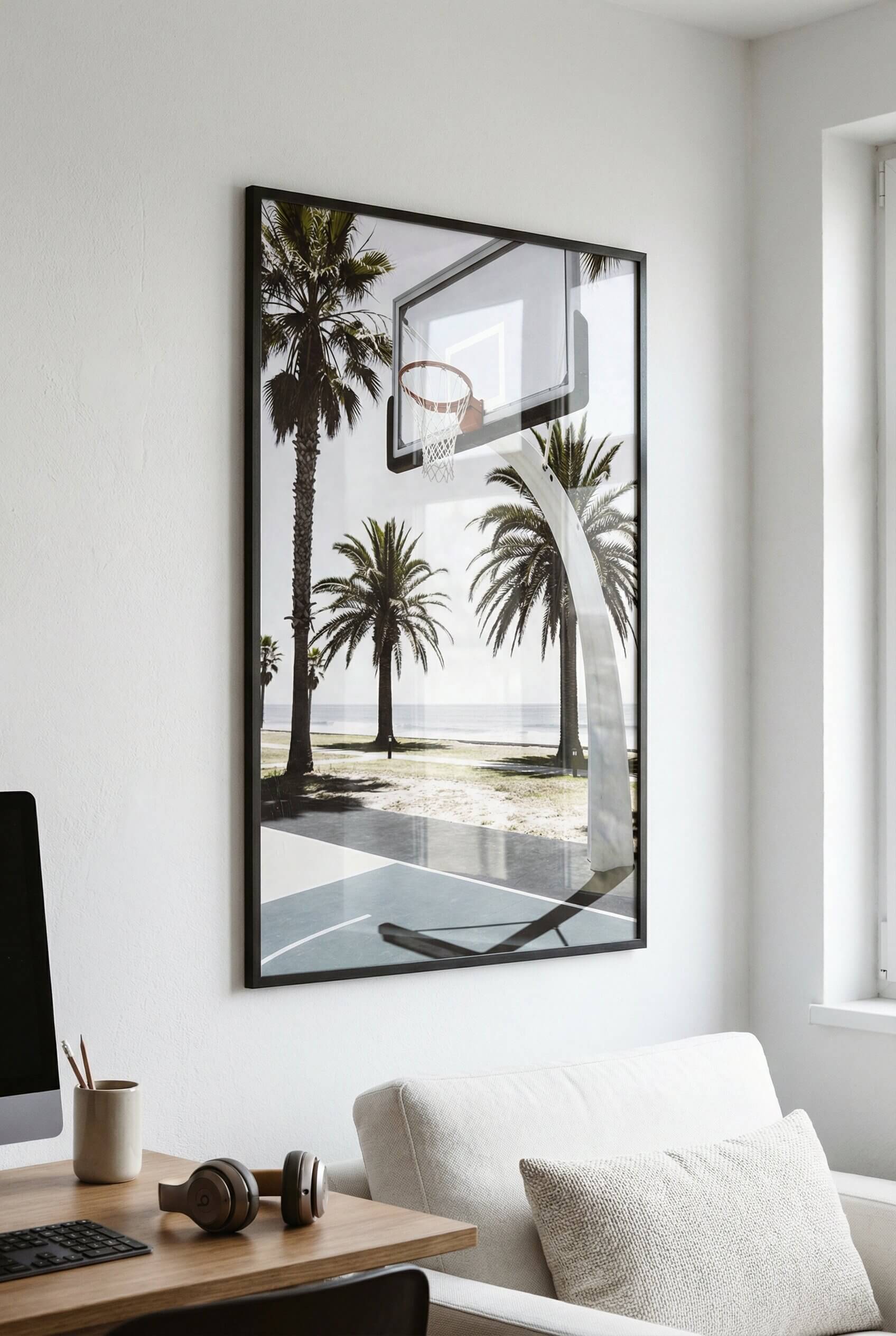 Basketball Poster Strand – Summer Court Vibes