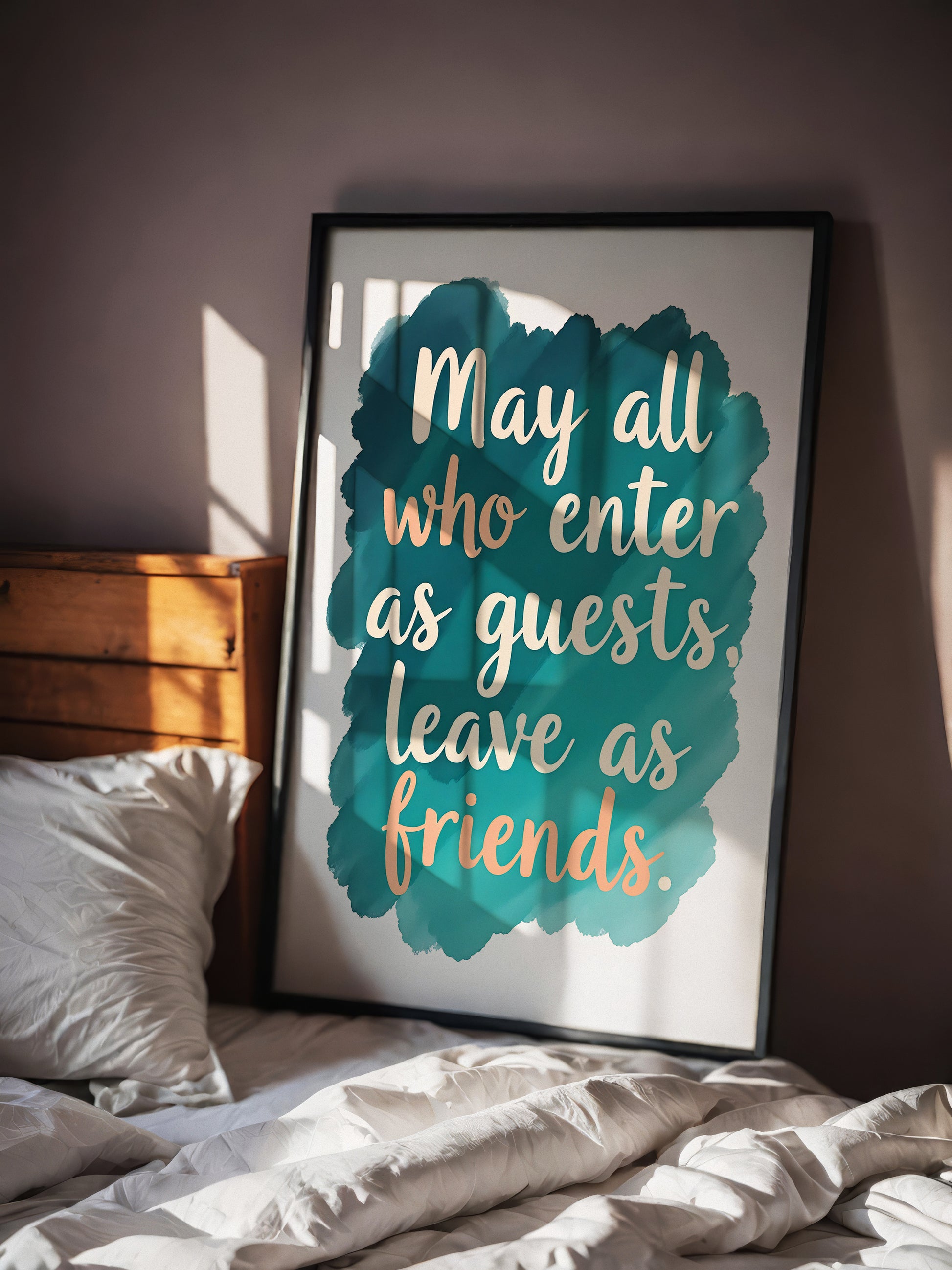 may all who enter as guests leave as a friends vol.1