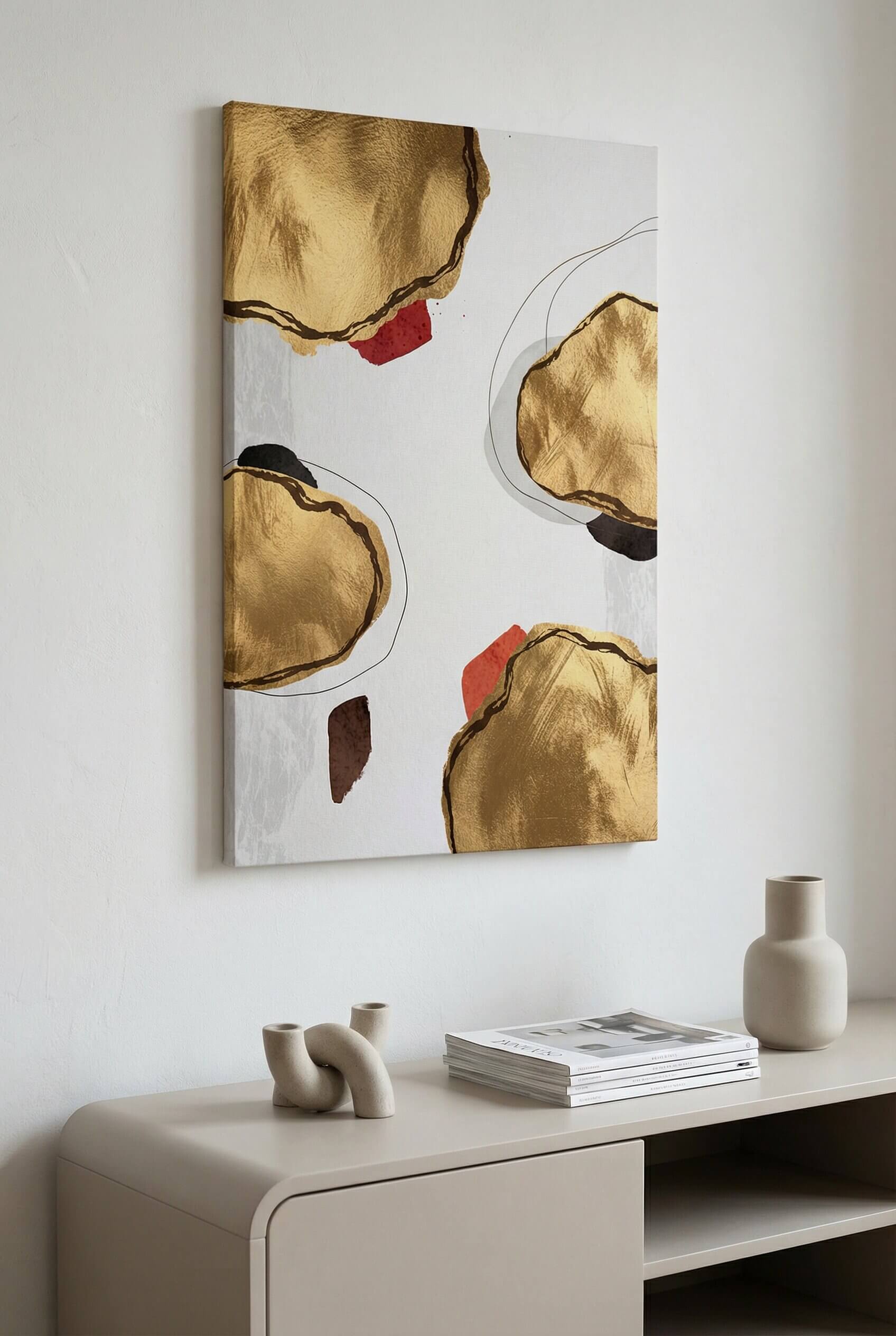 Golden Balance – Abstract Form