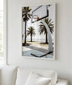 Basketball Poster Strand – Summer Court Vibes