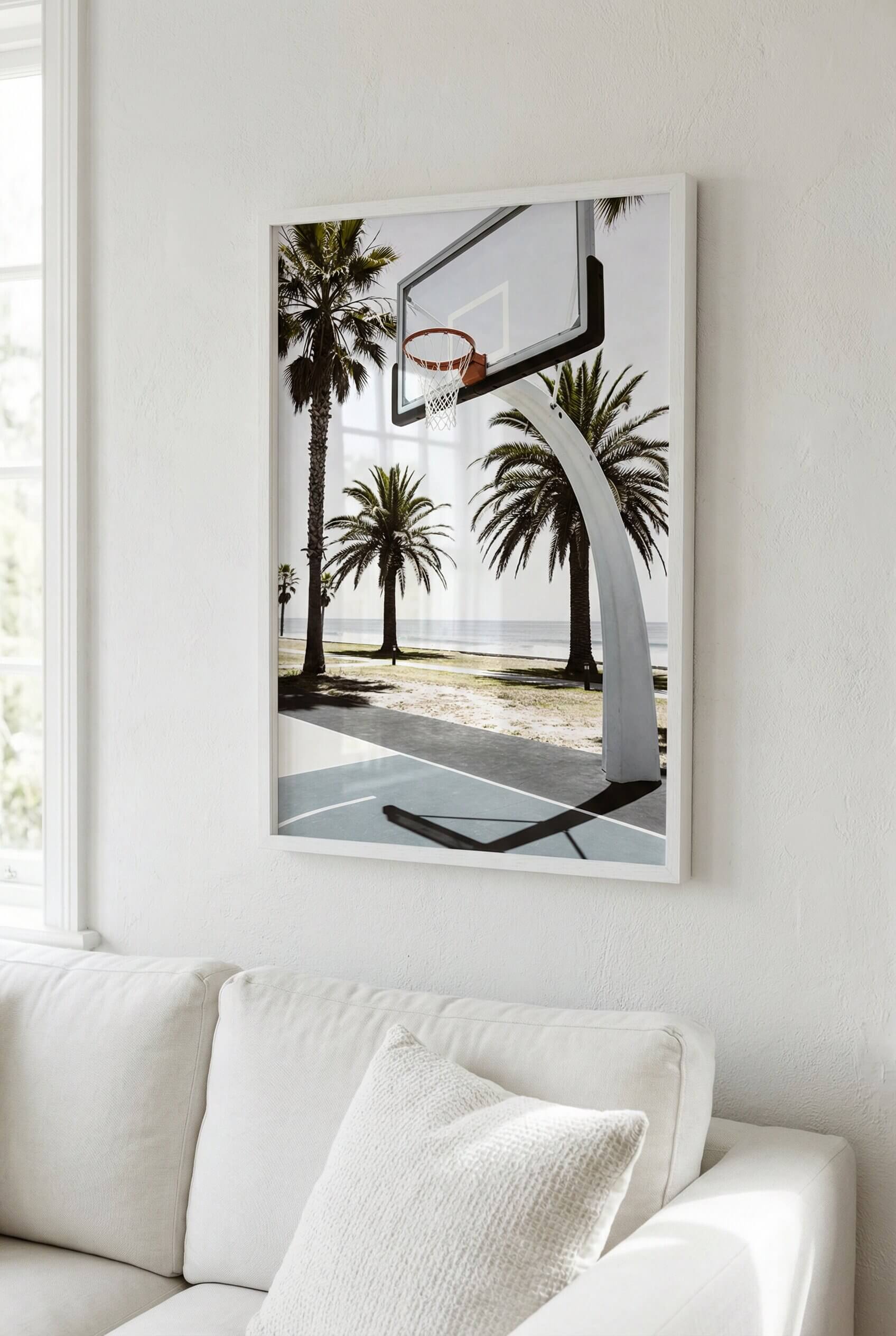 Basketball Poster Strand – Summer Court Vibes