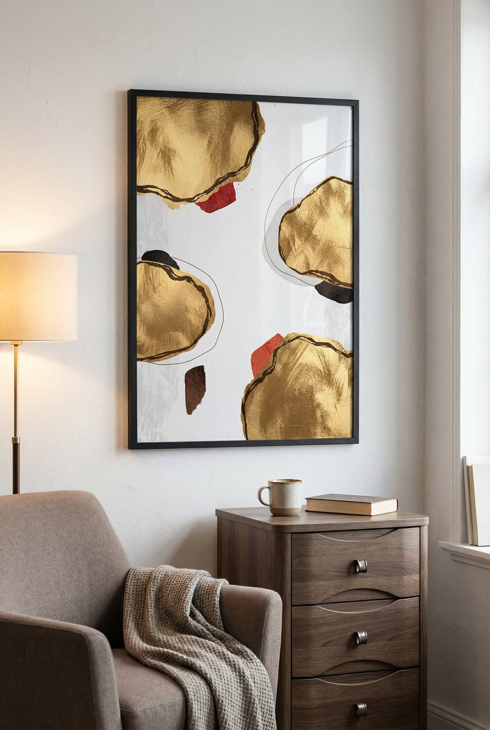 Golden Balance – Abstract Form