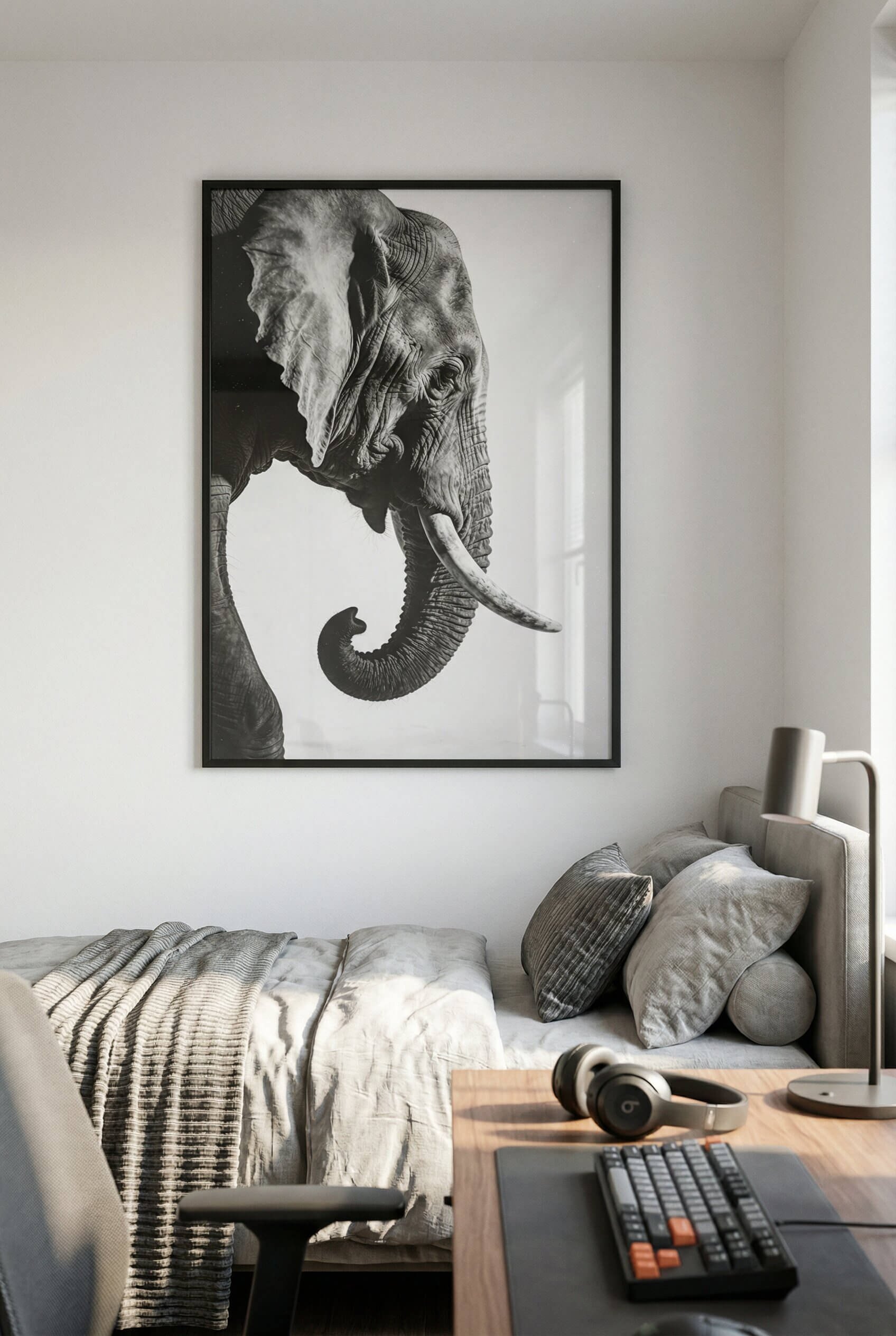 Gentle Power – Elephant Portrait