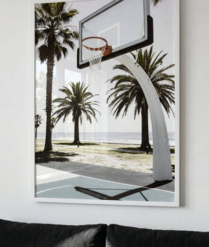 Basketball Poster Strand – Summer Court Vibes