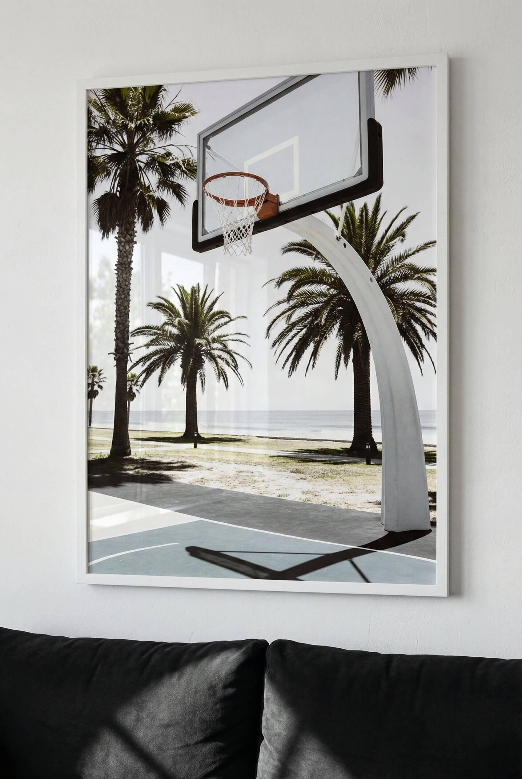 Basketball Poster Strand – Summer Court Vibes