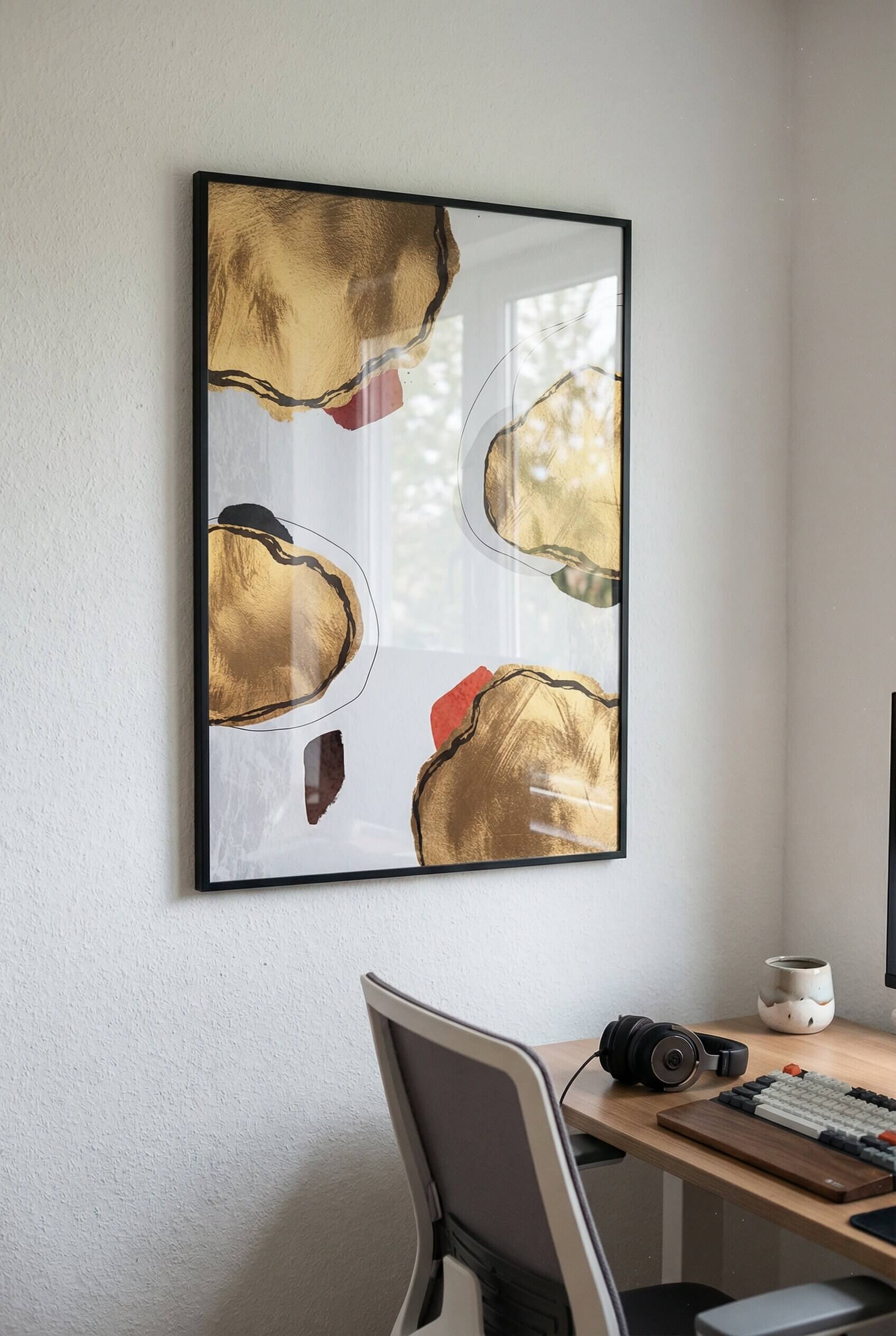 Golden Balance – Abstract Form