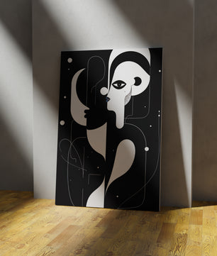 Symétrie éclairée au lune