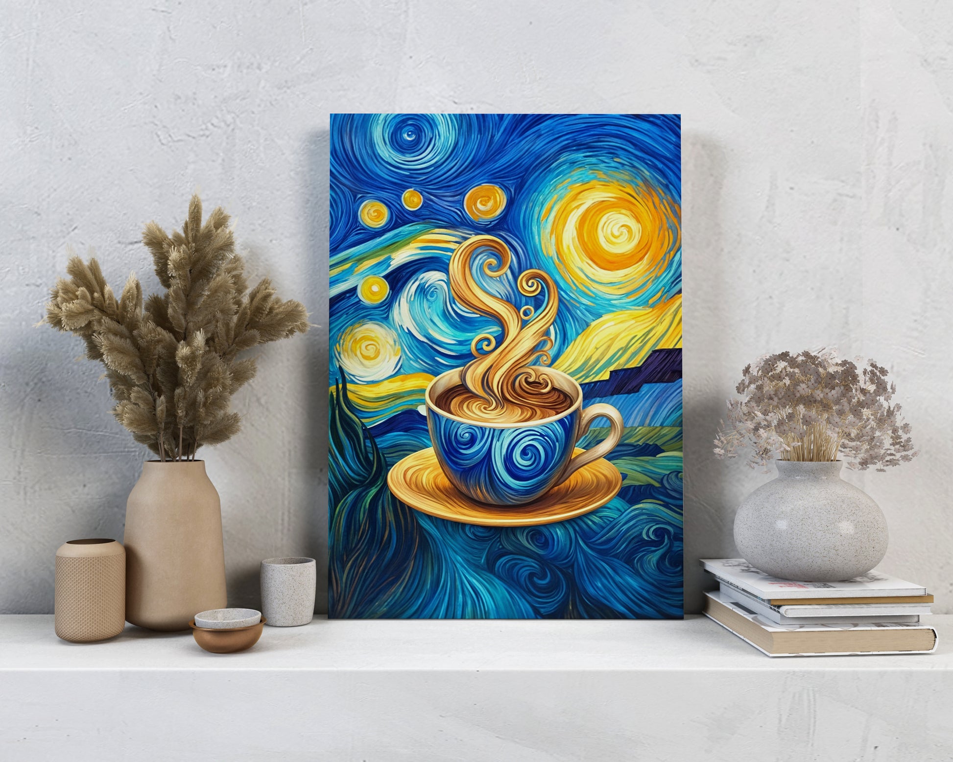 Starry Night Coffee Dream