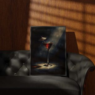 Projecteur sur le verre à cocktails