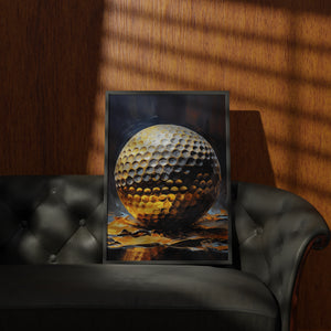 Gold Golf Ball