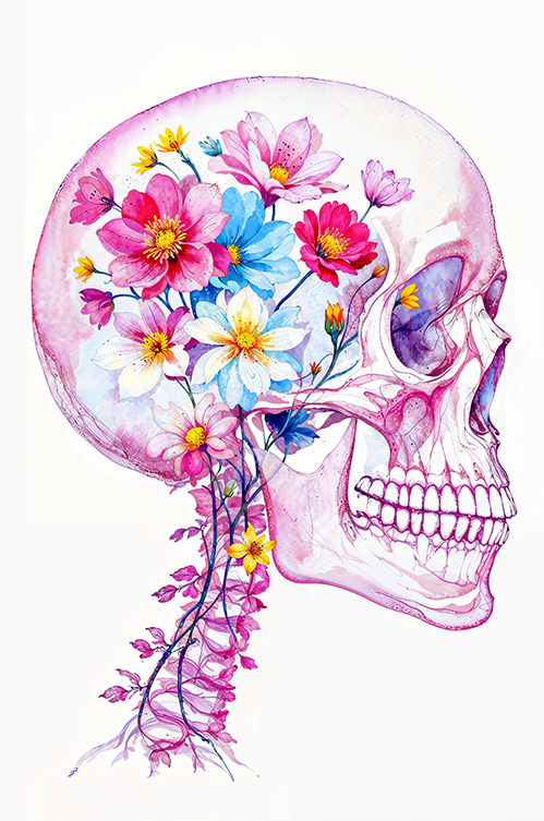 Blossomed Skull