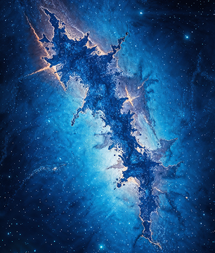 Blue Cosmic Fracture