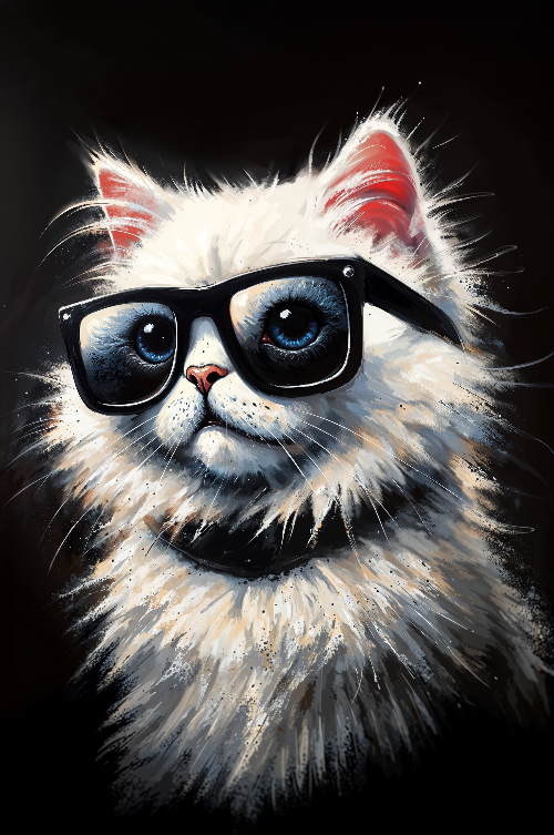 Cool Cat in Shades