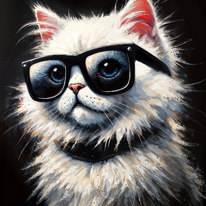 Cool Cat in Shades