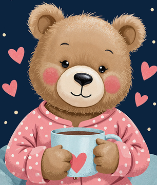 Noche de peluche acogedor