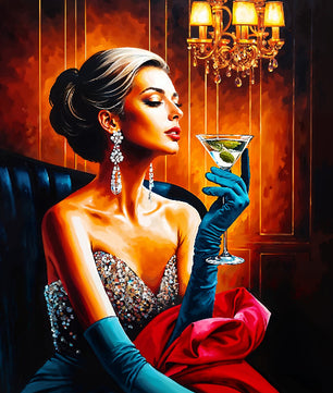 Elegancia en el brillo ámbar