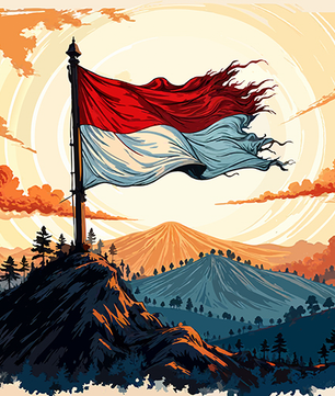 Indonesië - Eeuwig rood en wit