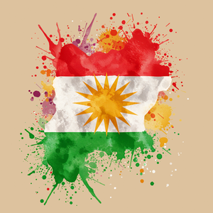 Lienzo de la esperanza de Kurdistán