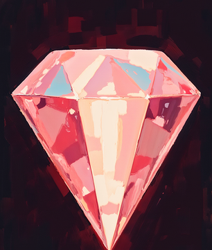 Diamond rosa radiante