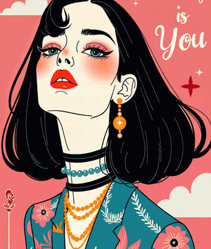 Stylish Woman Bloom