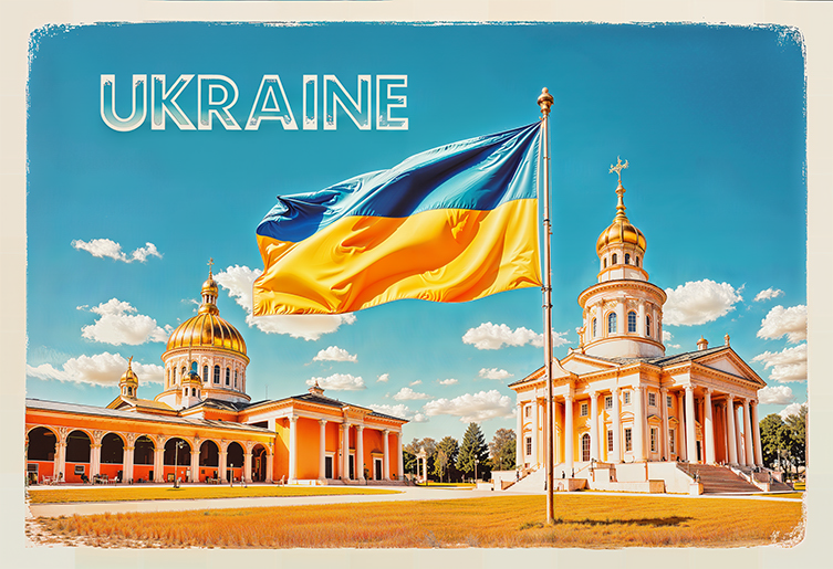 Ukraine - Bleeding Blue and Gold