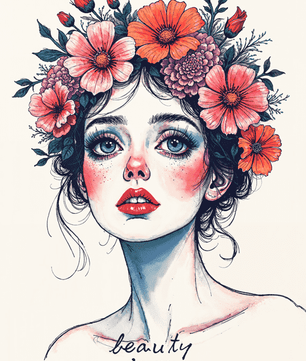Woman Petal Muse