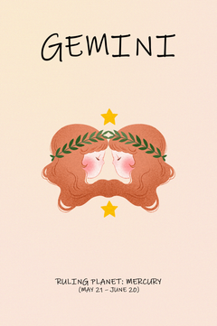 Zodiac Playful - Gemini