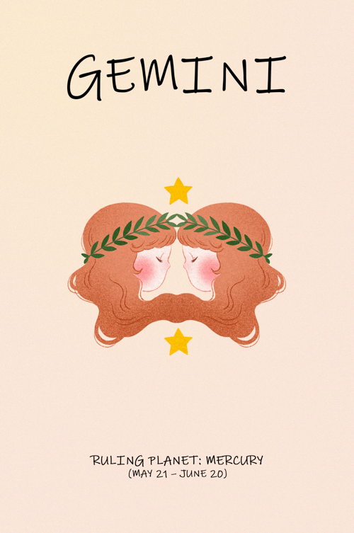 Zodiac Playful - Gemini