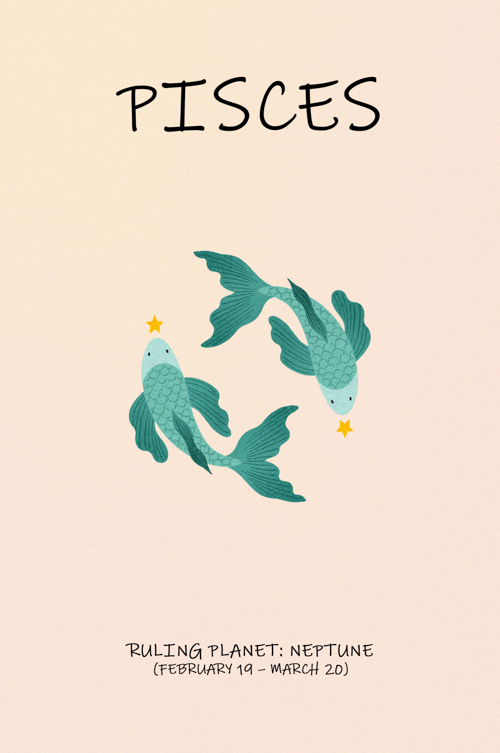 Zodiac Playful - Poissons